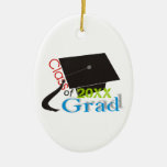Class of 2012 Grad Graduation cap custom ornaments