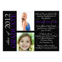 Class of 2012 Graduate Announcement