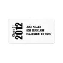 Class of 2012 Graduation Address Label