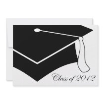 class of 2012 graduation cap personalized invite