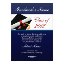 Class of 2012 Graduation Event Invitations