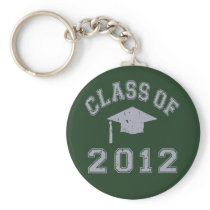 Class Of 2012 Graduation - Grey Keychains