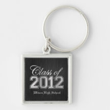 Class of 2012 Graduation Key-Chain (add school) Keychains
