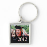 Class of 2012 Graduation Photo Metal Keyring zazzle_keychain
