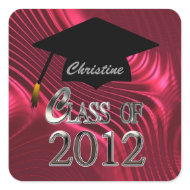 Class Of 2012 Graduation Seals sticker