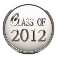 Class Of 2012 Graduation Stickers sticker