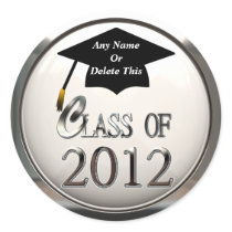 Class Of 2012 Graduation Stickers
