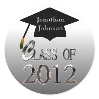Class Of 2012 Graduation Stickers