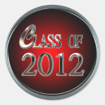 Class Of 2012 Graduation Stickers