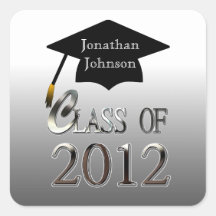 Class Of 2012 Graduation Stickers