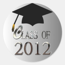 Class Of 2012 Graduation Stickers