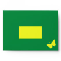 Class of 2012 - Green and Yellow Butterfly envelopes