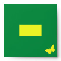 Class of 2012 - Green and Yellow Butterfly envelopes