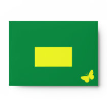 Class of 2012 - Green and Yellow Butterfly envelopes