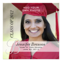 CLASS OF 2012 High School Graduation Announcement