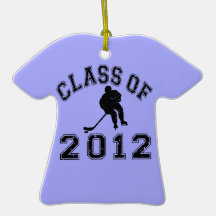 Class Of 2012 Hockey - Black 2 Christmas Tree Ornament