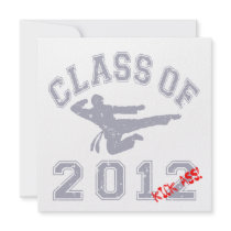 Class Of 2012 Kick-Ass - Grey 2 D Personalized Invites