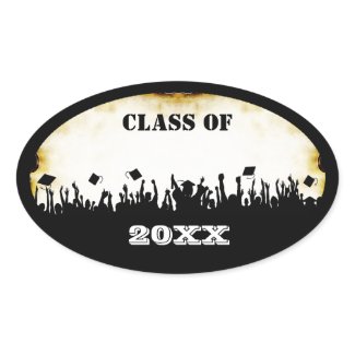 Class of 2012 Oval Stickers