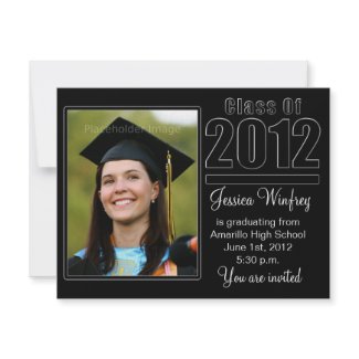 Class of 2012-Photo Graduation Announcement invitation