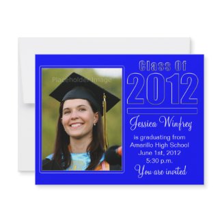 Class of 2012-Photo Graduation Announcement invitation