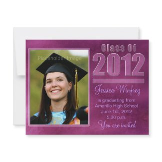 Class of 2012 announcement