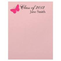 Class of 2012 - Pink Butterfly Letterhead