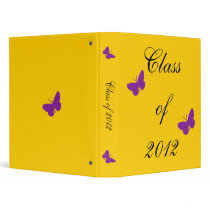 Class of 2012 - Purple and Gold binders
