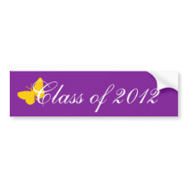 Class of 2012 - Purple and Gold bumper stickers