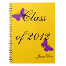 Class of 2012 - Purple and Gold notebooks