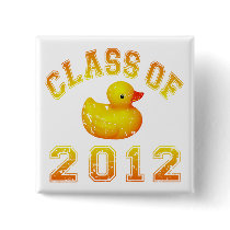 Class Of 2012 Rubber Duckie - Yellow/Orange Pins