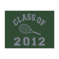 Class Of 2012 Tennis - Grey Postcards