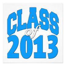 Class of 2013 (blue 2) invitation