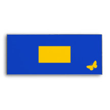 Class of 2013 - Blue and Gold Butterfly Envelope