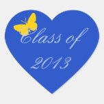 Class of 2013 - Blue and Gold Butterfly Stickers