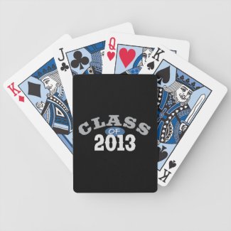 Class Of 2013 Blue Bicycle Card Decks