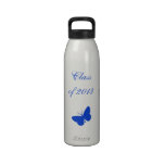 Class of 2013 - Blue Butterfly Water Bottle