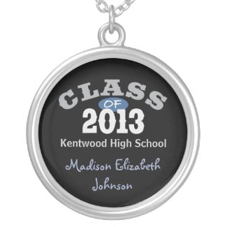 Class Of 2013 Blue Necklaces