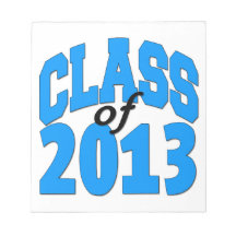 Class of 2013 (blue ) scratch pads