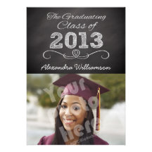 Class of 2013 Chalkboard Style Announcement