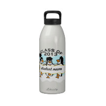 Class of 2013 Dancing Penguins w/Banner Drinking Bottles