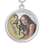 Class of 2013 Grad Photo Gold Necklace