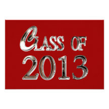 Class Of 2013 Graduation Announcement Invitations