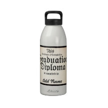 Class of 2013 Graduation Diploma - Standing Tall Water Bottles
