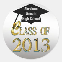 Class Of 2013 Graduation Seals Stickers stickers