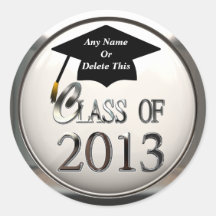 Class Of 2013 Graduation Stickers