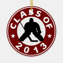 Class Of 2013 Hockey Christmas Tree Ornament