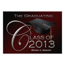 Class of 2013 Maroon Graduation Announcement