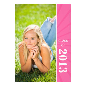 Class of 2013 Pink Graduation Announcement