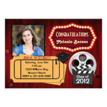 Class of 2013 Theater Graduation Invitation