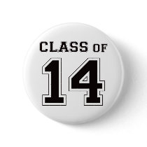 Class of 2014 - Black buttons